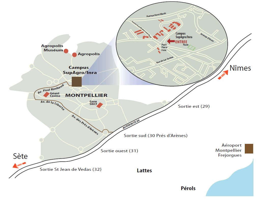 SupAgro map